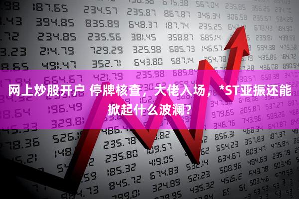 网上炒股开户 停牌核查，大佬入场，*ST亚振还能掀起什么波澜？